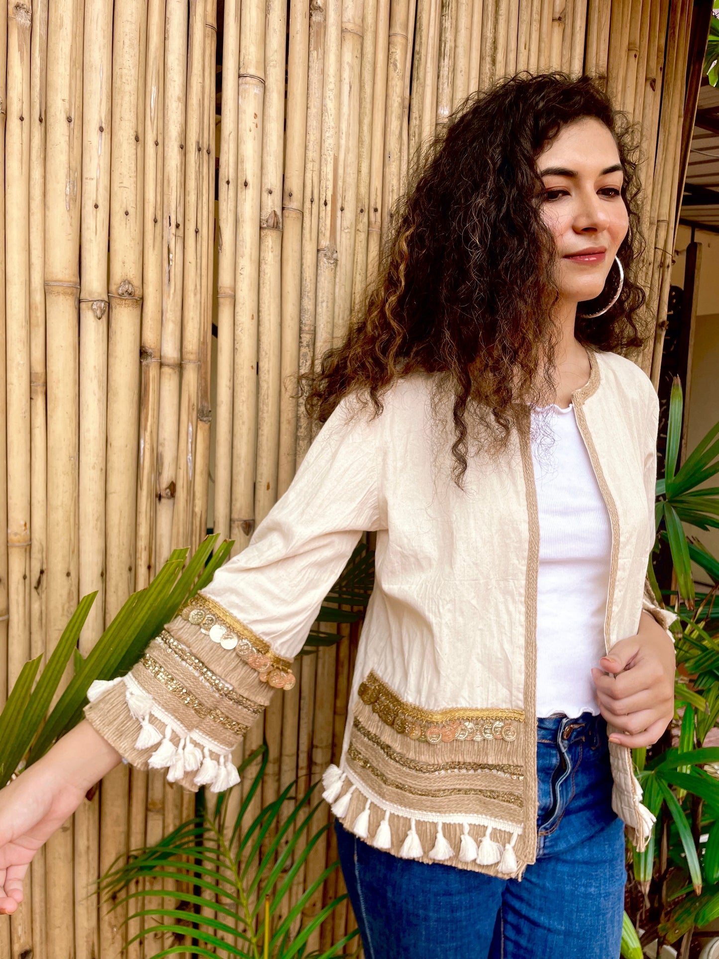 Timeless Neutral Boho Jacket