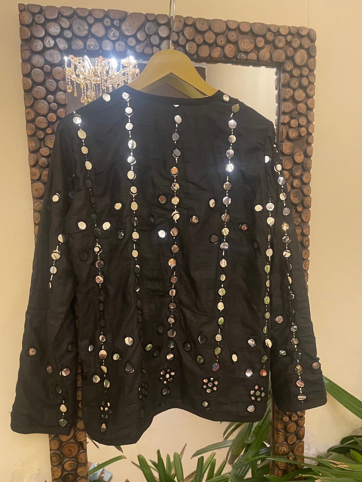 Dandiya Diva - mirror work shirt