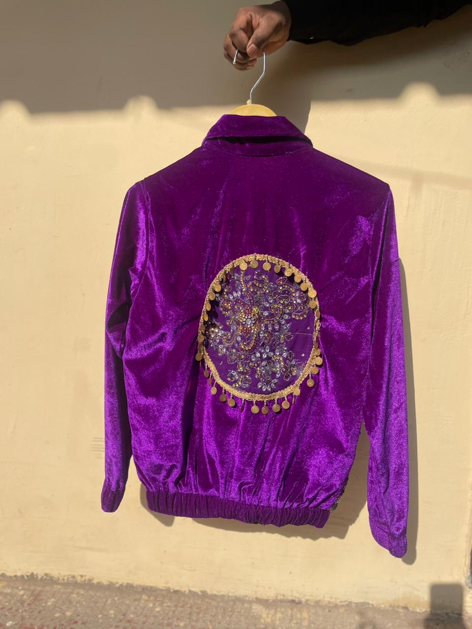 Velvet Embellished Jacket