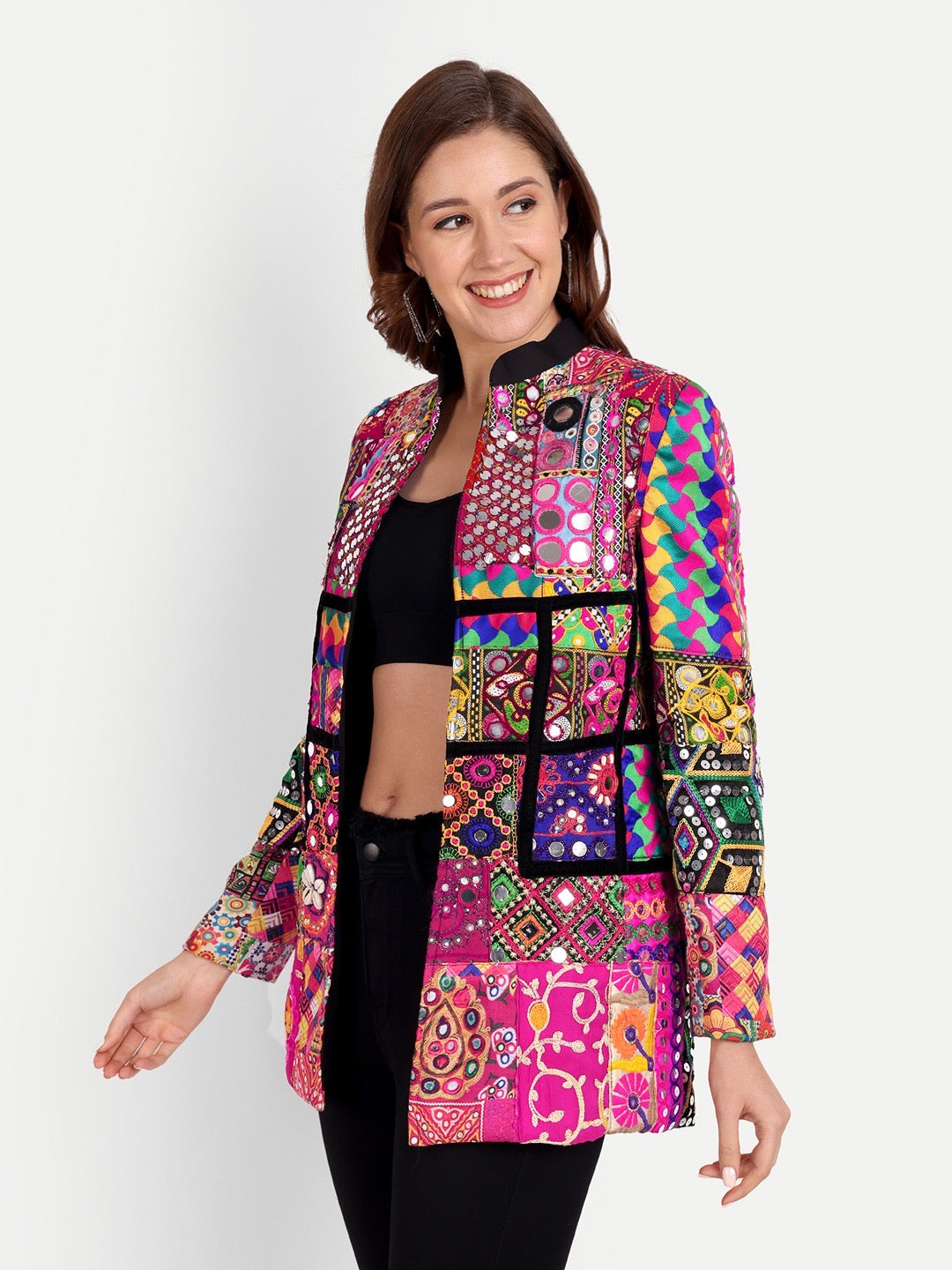 Banjara patchwork blazer