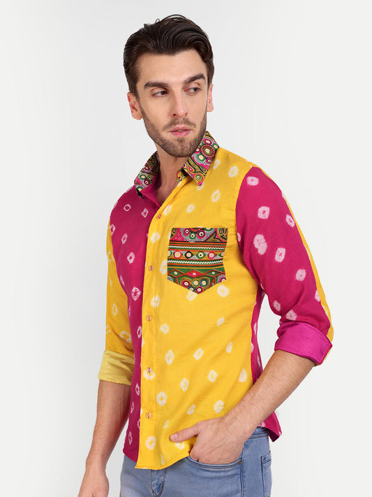 Men bandhini shirt