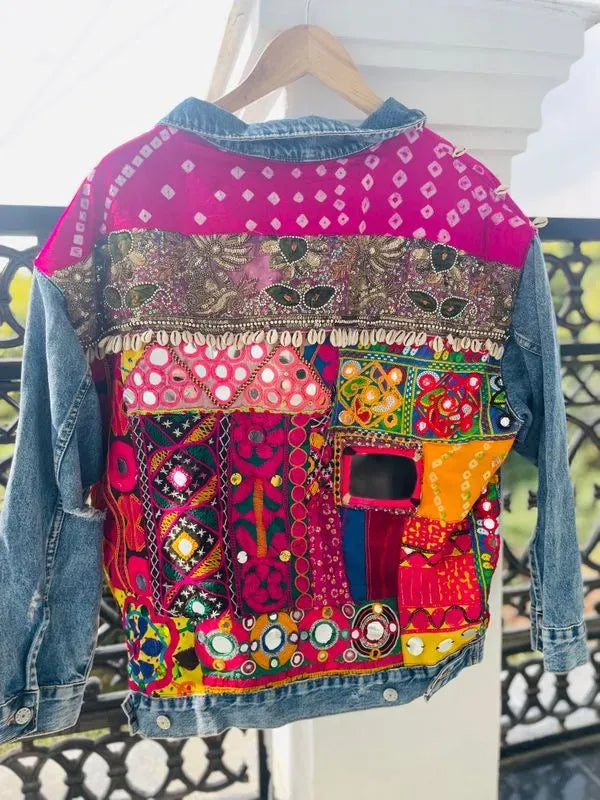 Statement patchwork jacket