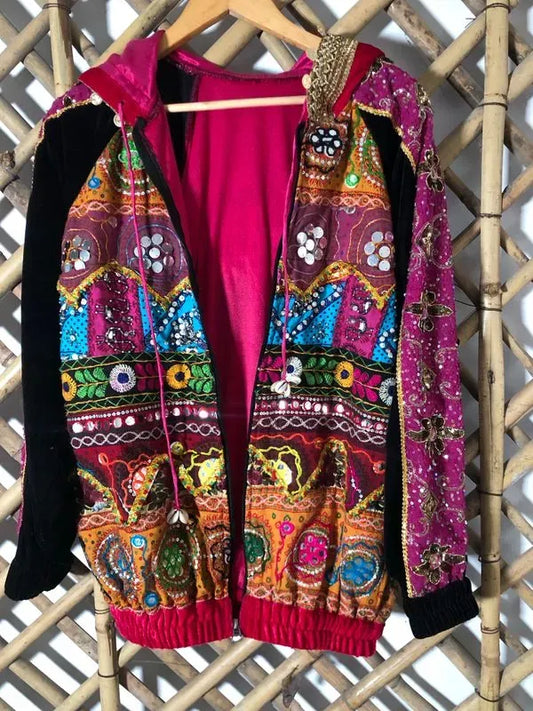 Banjara embellished hoodie