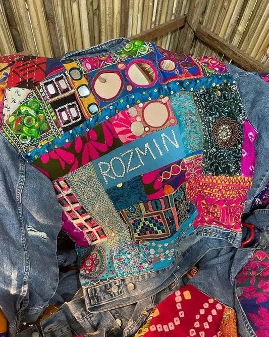 Custom embellished name jacket