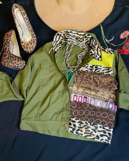 Leopard print jacket