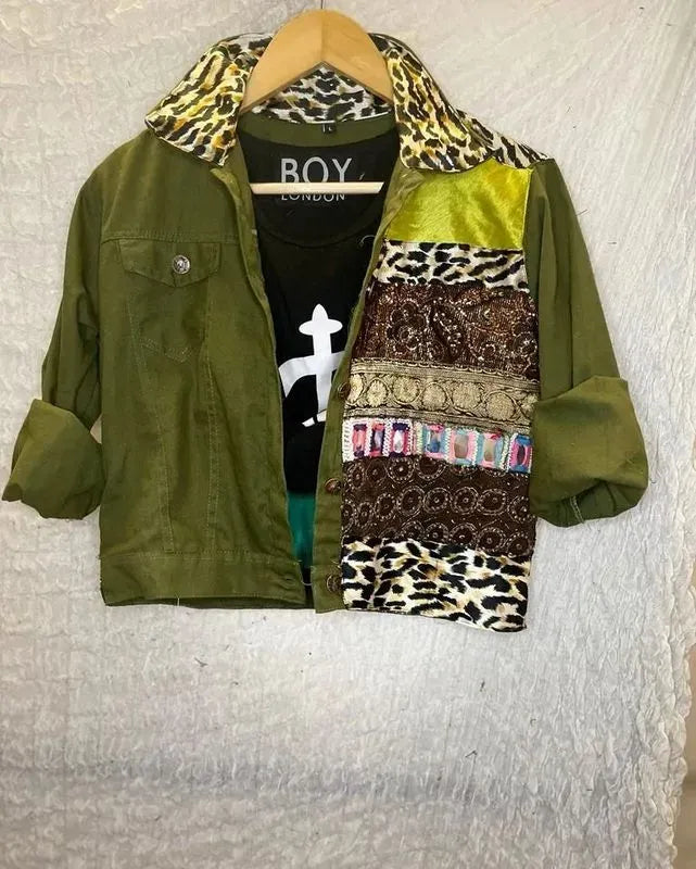 Leopard print jacket